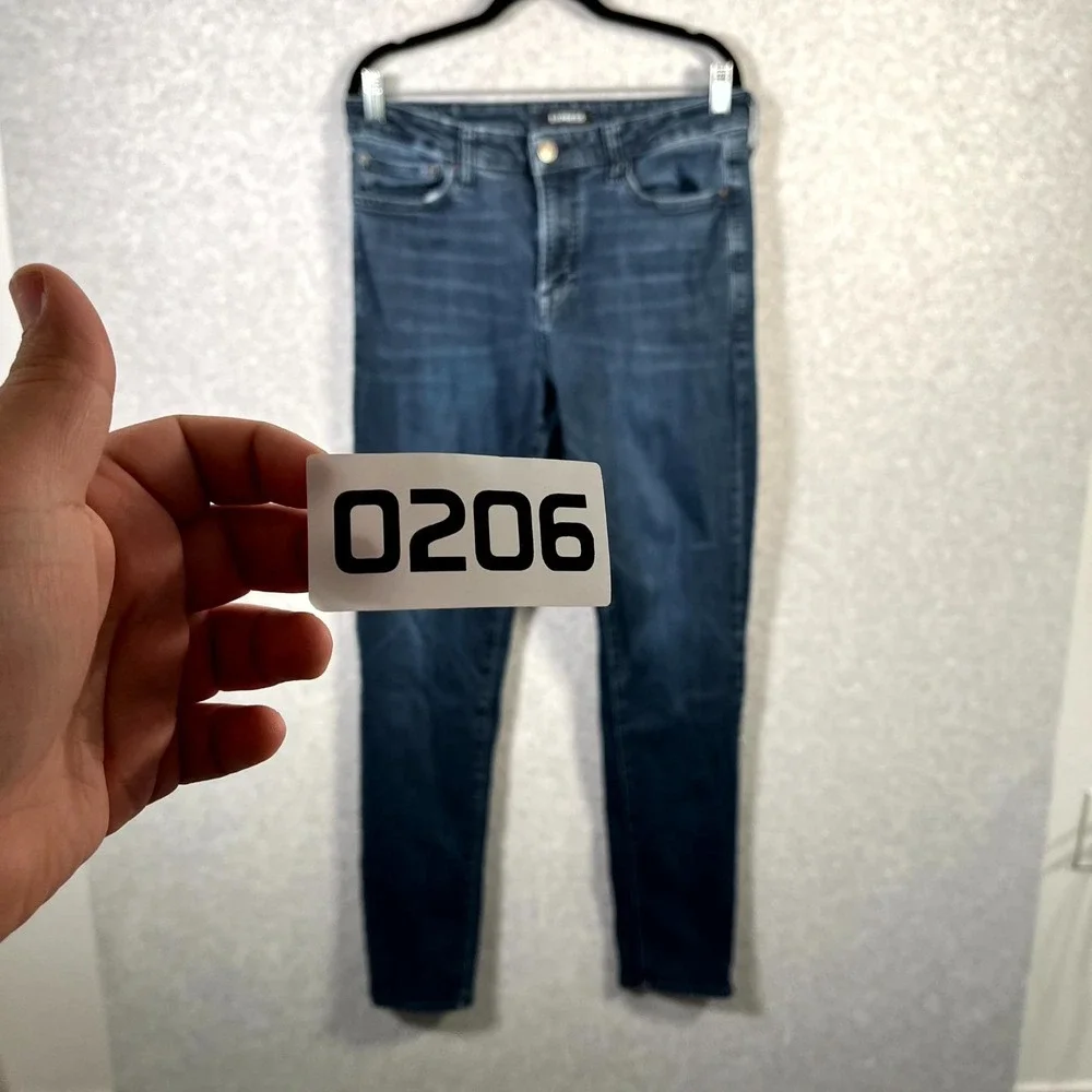 Express Skinny Jeans Mens 34x34 Blue‎ Denim Cotton Slim Fit Dark Wash Streetwear